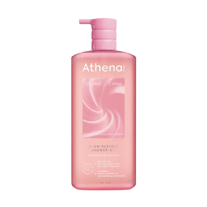 Glow Restore Shower Oil Q5 Almond Crème